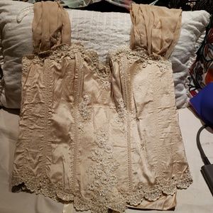 A beautiful corset top with optional titanic silk